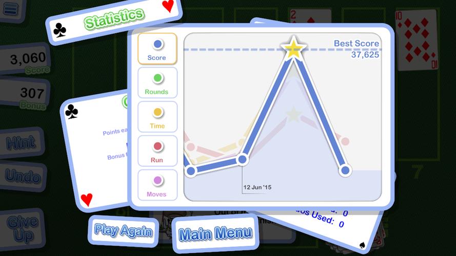 Crystal Golf Solitaire Screenshot 4