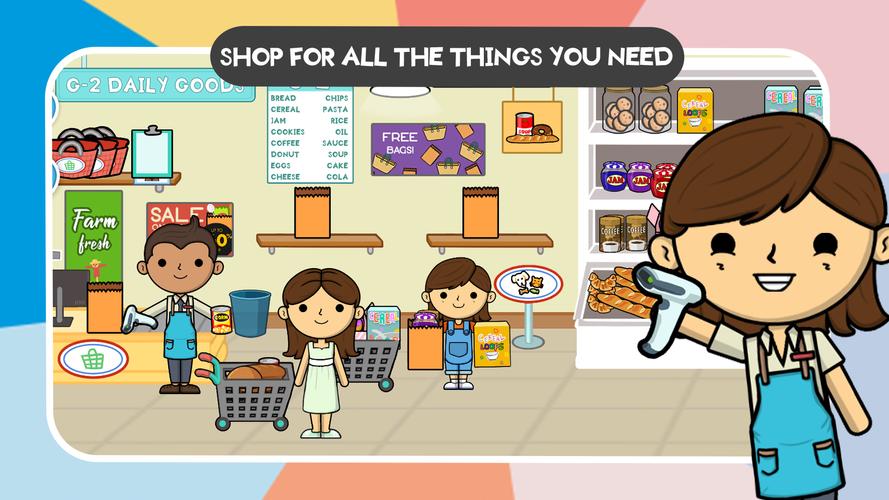 Lila's World: Grocery Store应用截图第3张