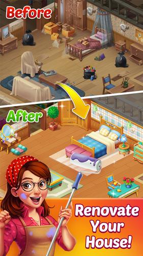 Solitaire Home Story Captura de pantalla 2