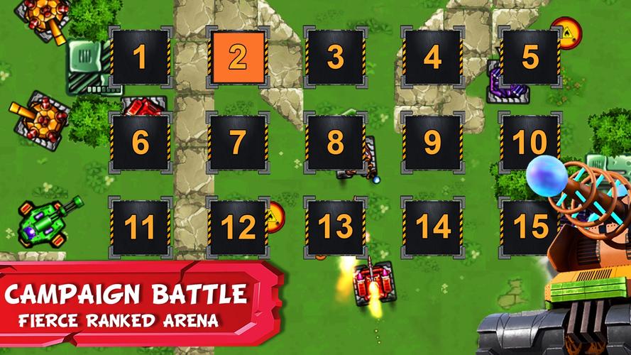 Tank Battles 2D Captura de pantalla 4