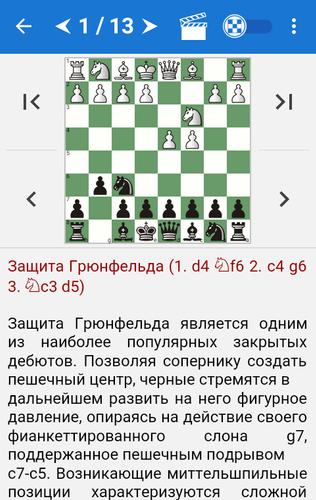 Chess Tactics in Grünfeld Def. Captura de tela 1