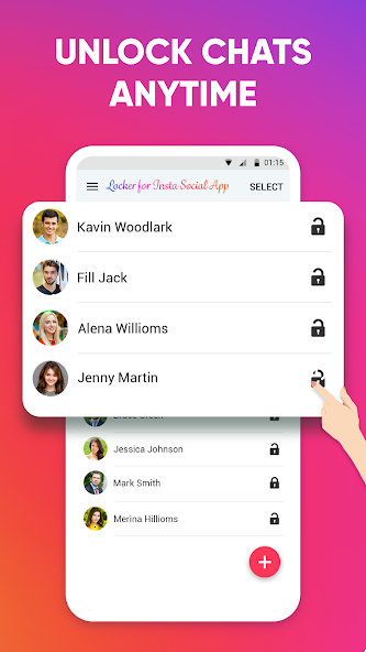Locker for Insta Social App Mod 스크린샷 4