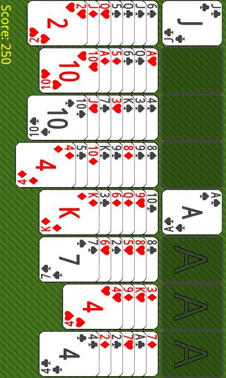 A Solitaire Suite Captura de pantalla 1