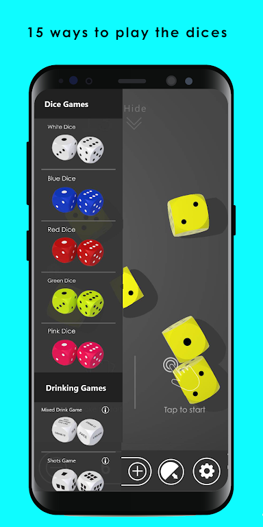 Dices: Bluffing game, Party dice games Captura de tela 2
