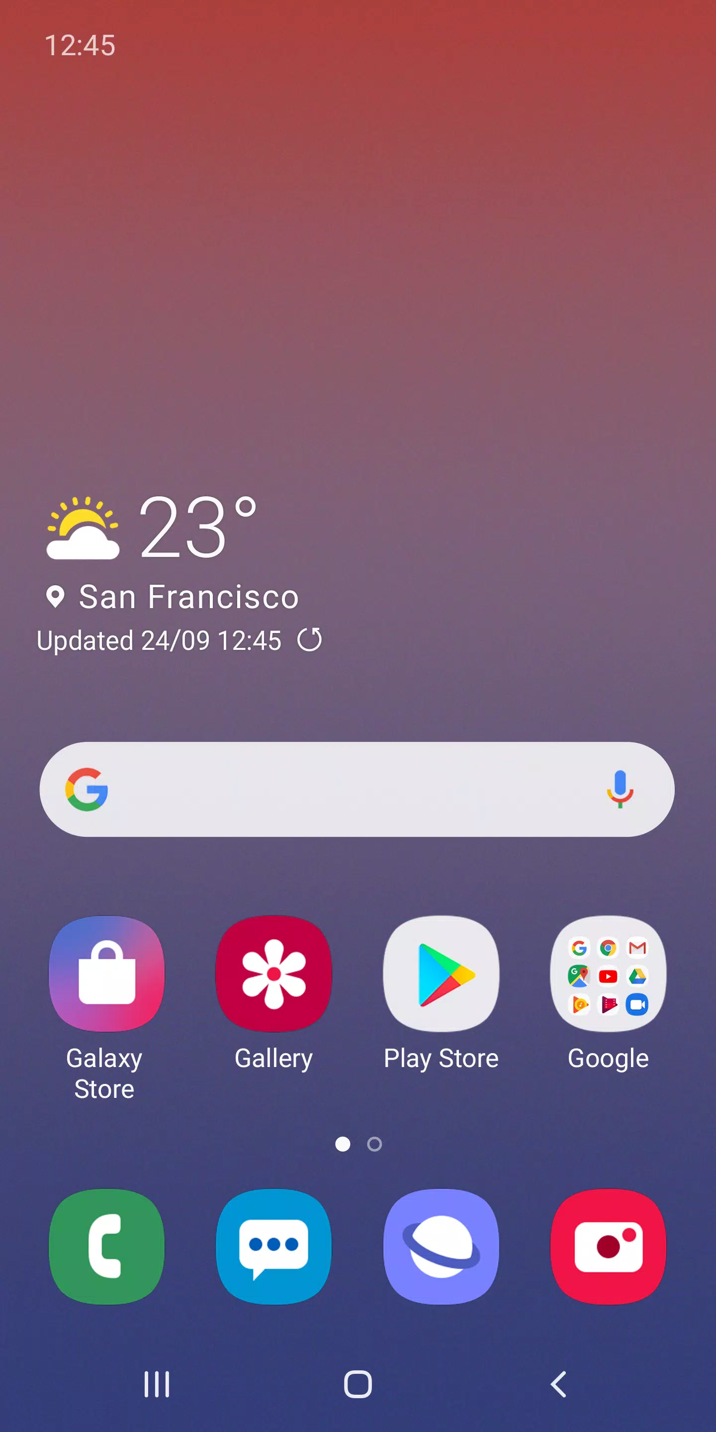 三星 One UI 首頁應用截圖第1張