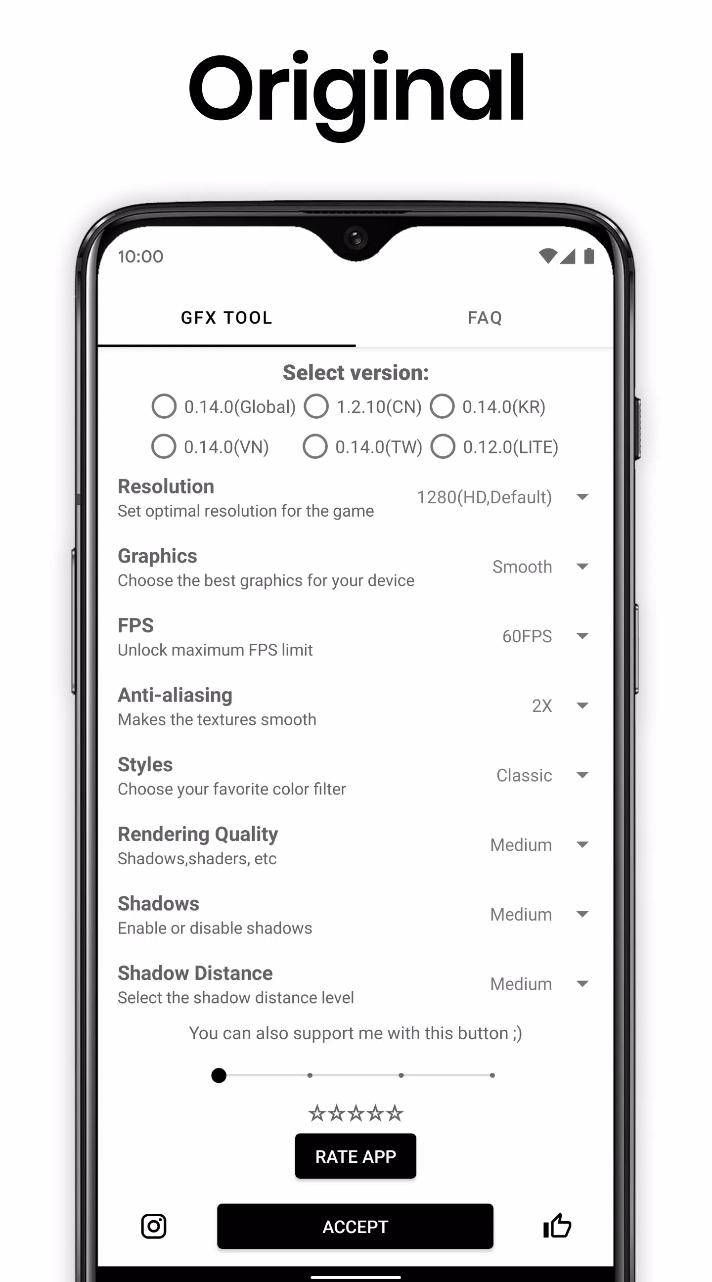 GFX Tool: Launcher & Optimizer Captura de tela 1