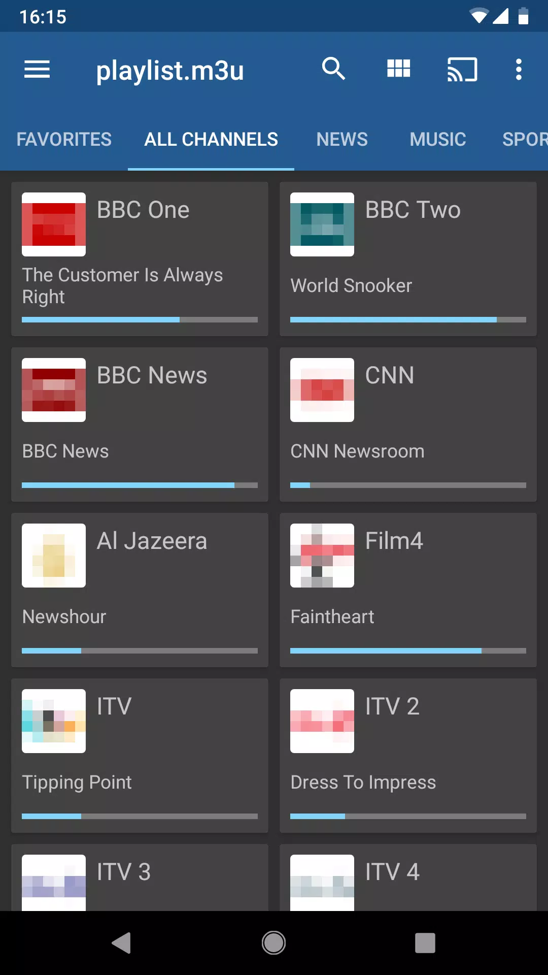IPTV स्क्रीनशॉट 1