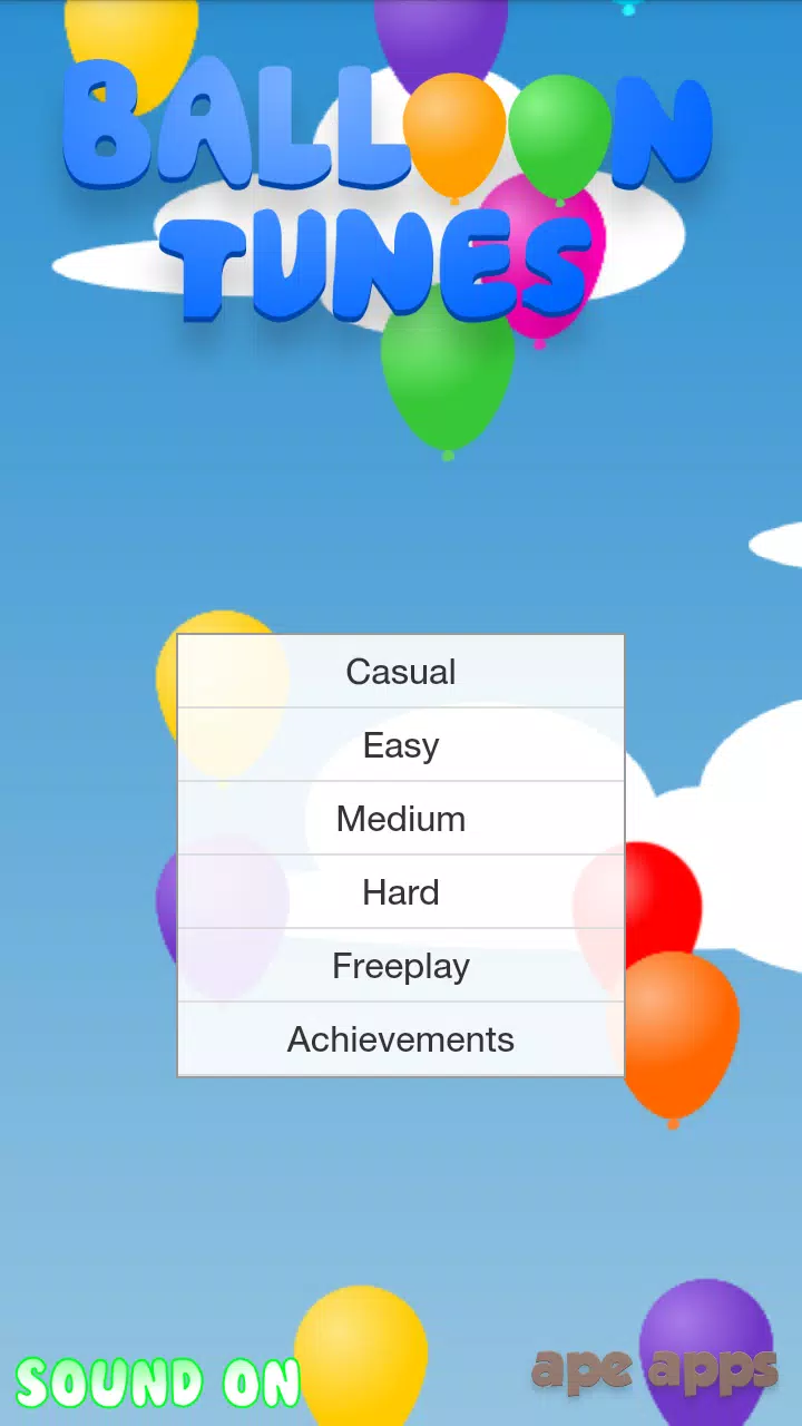 Balloon Tunes Captura de tela 3