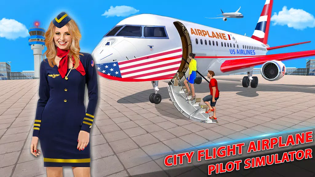 US Pilot Flight: Plane Games 스크린샷 2