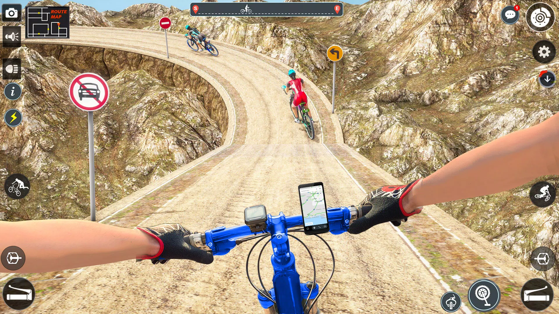 BMX Cycle Stunt Game 3D Captura de tela 1