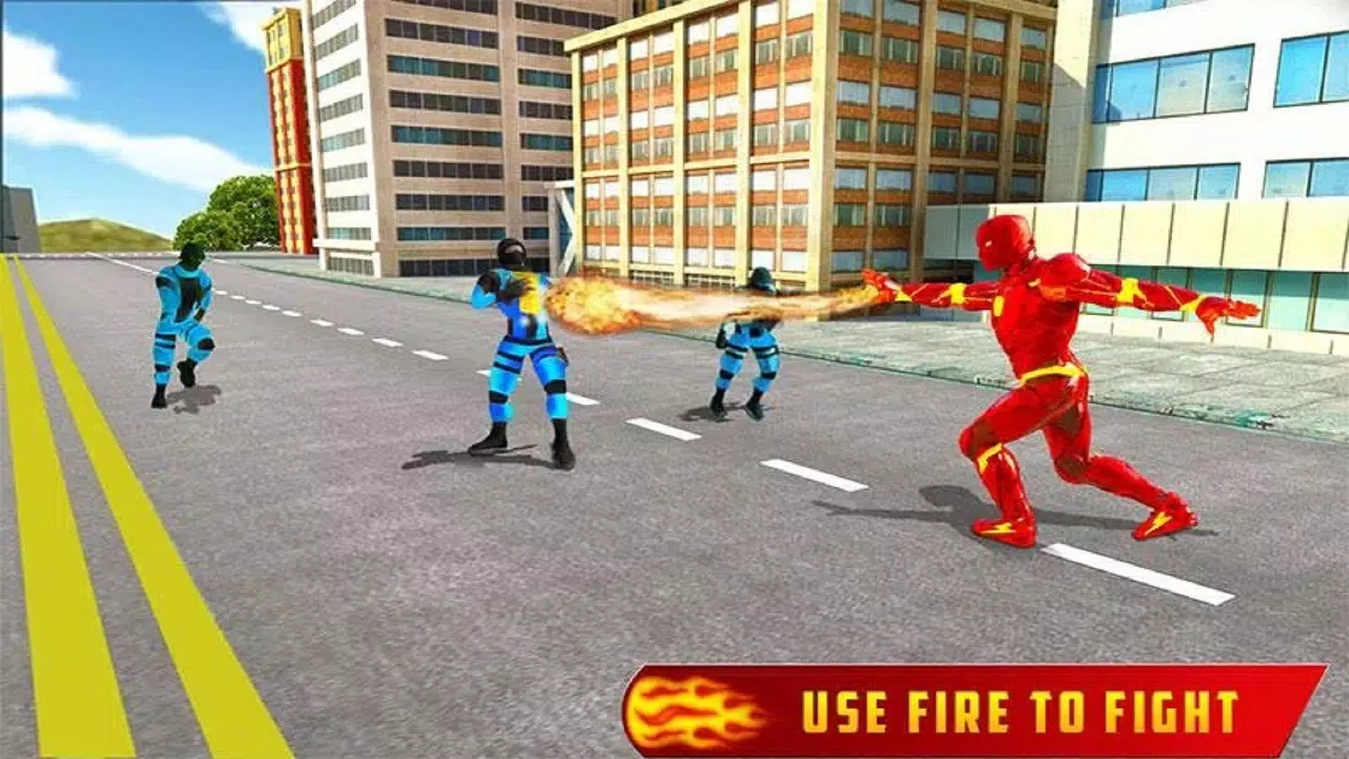 Fire Hero Robot Transform Game स्क्रीनशॉट 4