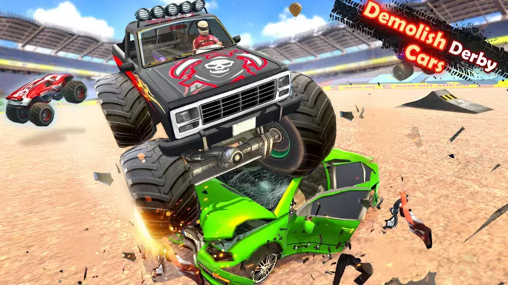 Demolition Derby Truck Stunts 스크린샷 3