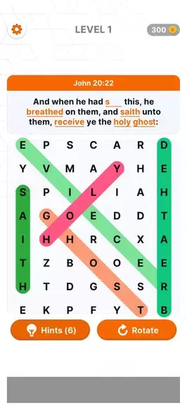 Bible Verse Search-Word Search Capture d'écran 1