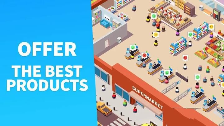 Idle Supermarket Tycoon Tiny Shop Game Capture d'écran 2