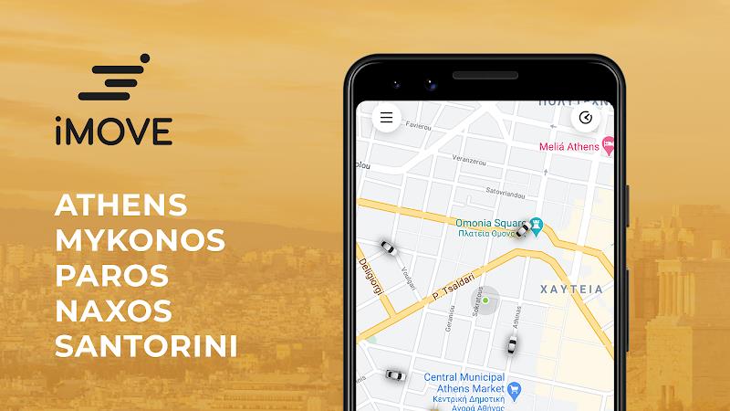 iMove Ride App in Greece Captura de pantalla 1