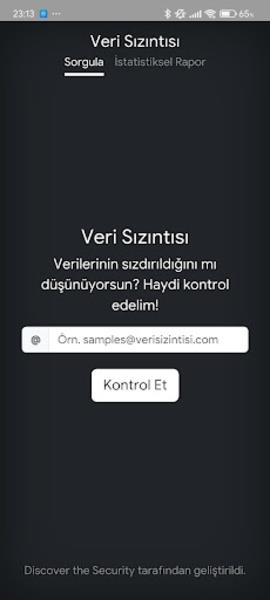 Veri Sızıntısı 스크린샷 3