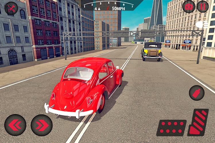 Classic Car Driving: Car Games Screenshot 1