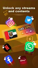 VPN UAE: Unlimited VPN Dubai Capture d'écran 1