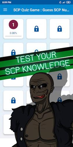 scp quiz game Captura de pantalla 2