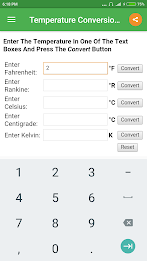 Temperature Converter Captura de tela 1