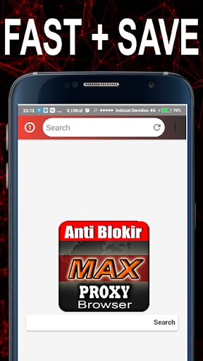 MAX-Proxy Browser Anti Blokir स्क्रीनशॉट 1