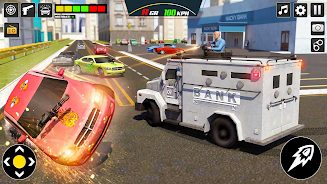 Bank Cash Van Driver Simulator Captura de pantalla 3