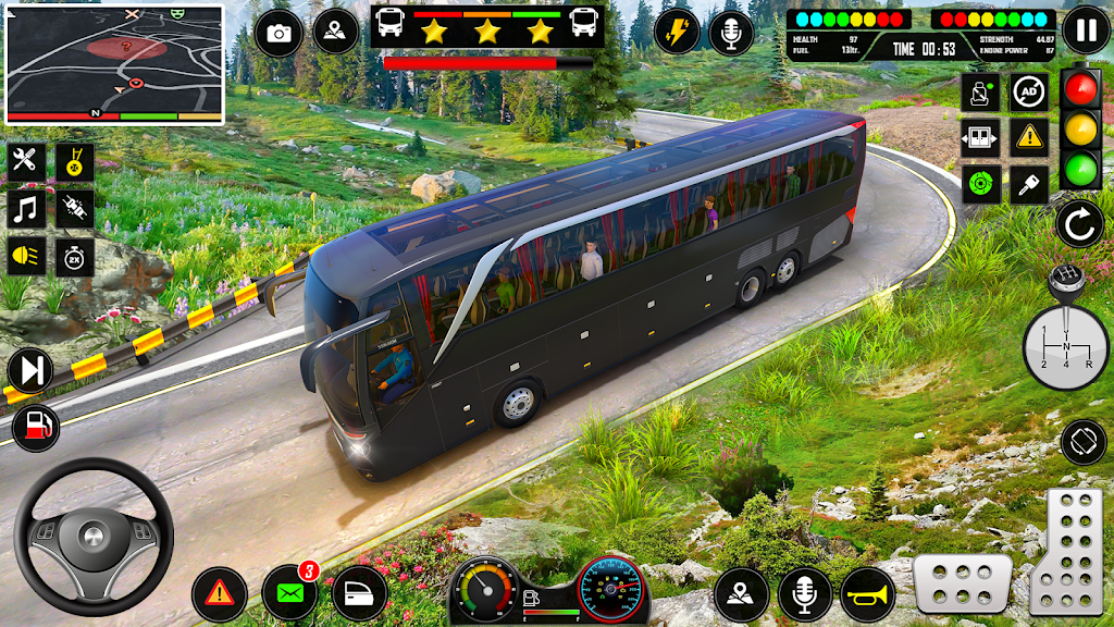 US Bus Simulator 3d Games 2024 スクリーンショット 1