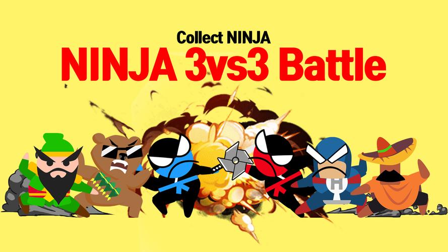 Jump Ninja Battle 2 jogadores Captura de tela 3