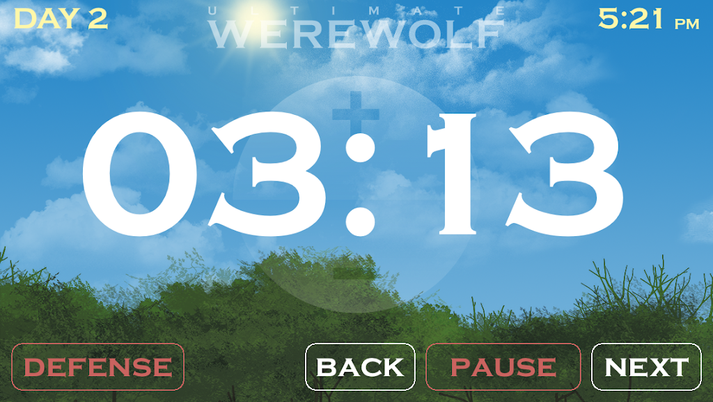 Ultimate Werewolf Timer Captura de pantalla 1