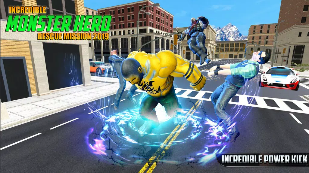 Incredible Monster Superhero Crime City 2018 Captura de tela 1