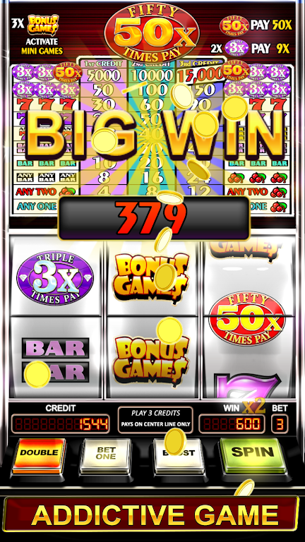 Triple Fifty Times Pay - Free Vegas Style Slots スクリーンショット 4