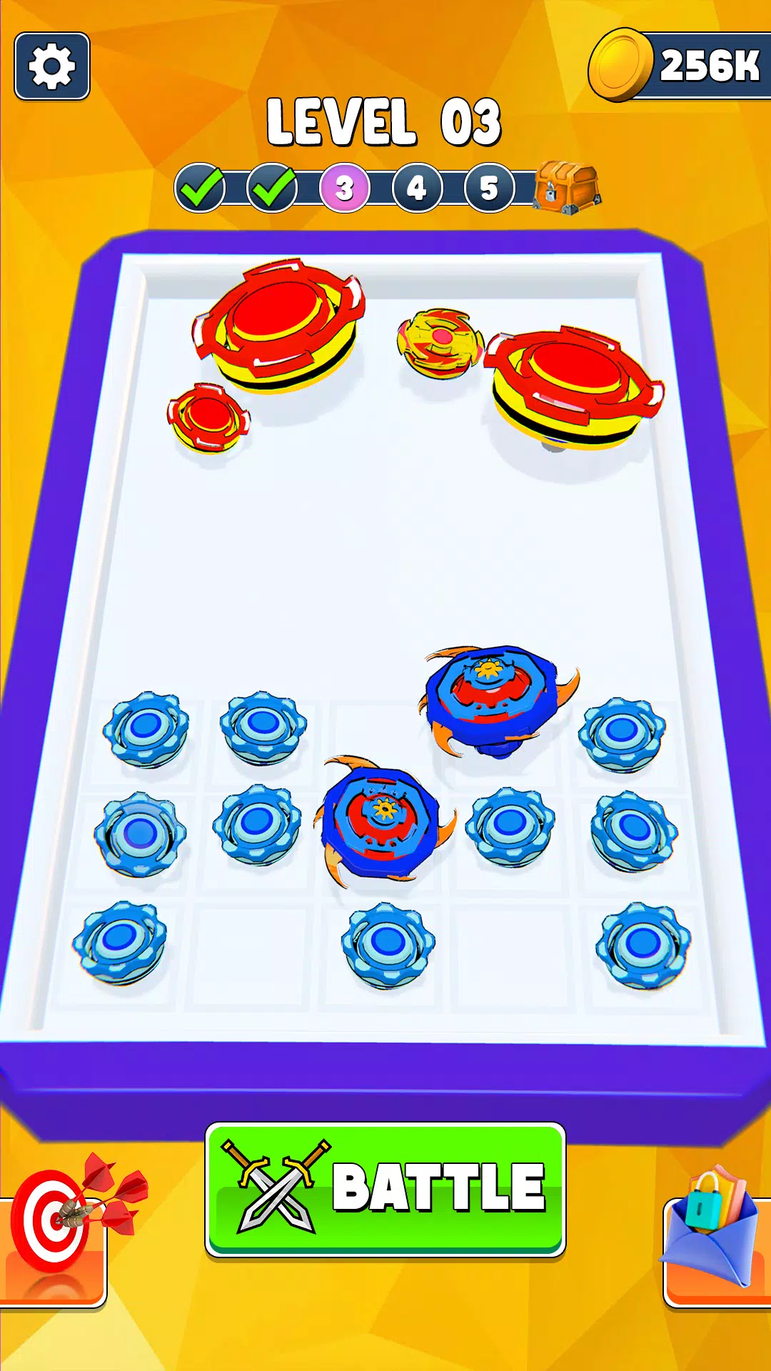 Merge & Battle Spinner Game Screenshot 1