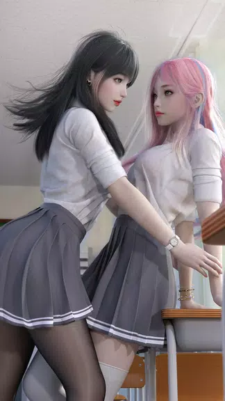 Sexy Anime Girls Wallpapers HD Captura de pantalla 2