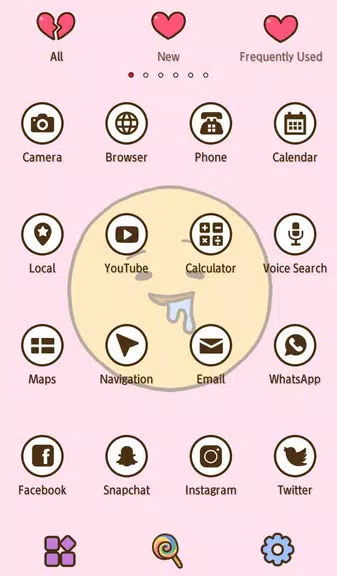 Enjoy Emoji Theme Captura de pantalla 2