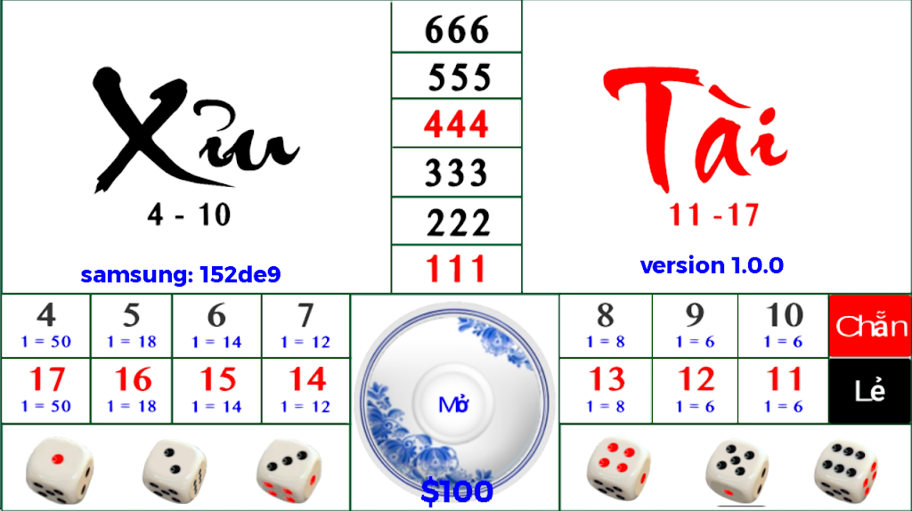 Tai xiu Dan gian Capture d'écran 2