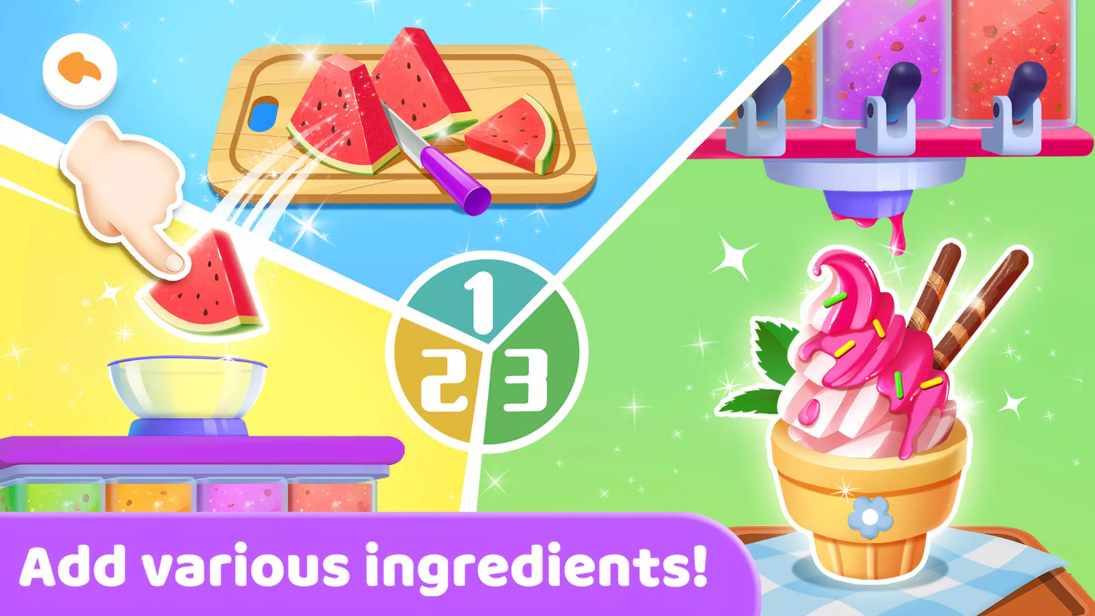 Little Panda’s Ice Cream Stand Captura de tela 3