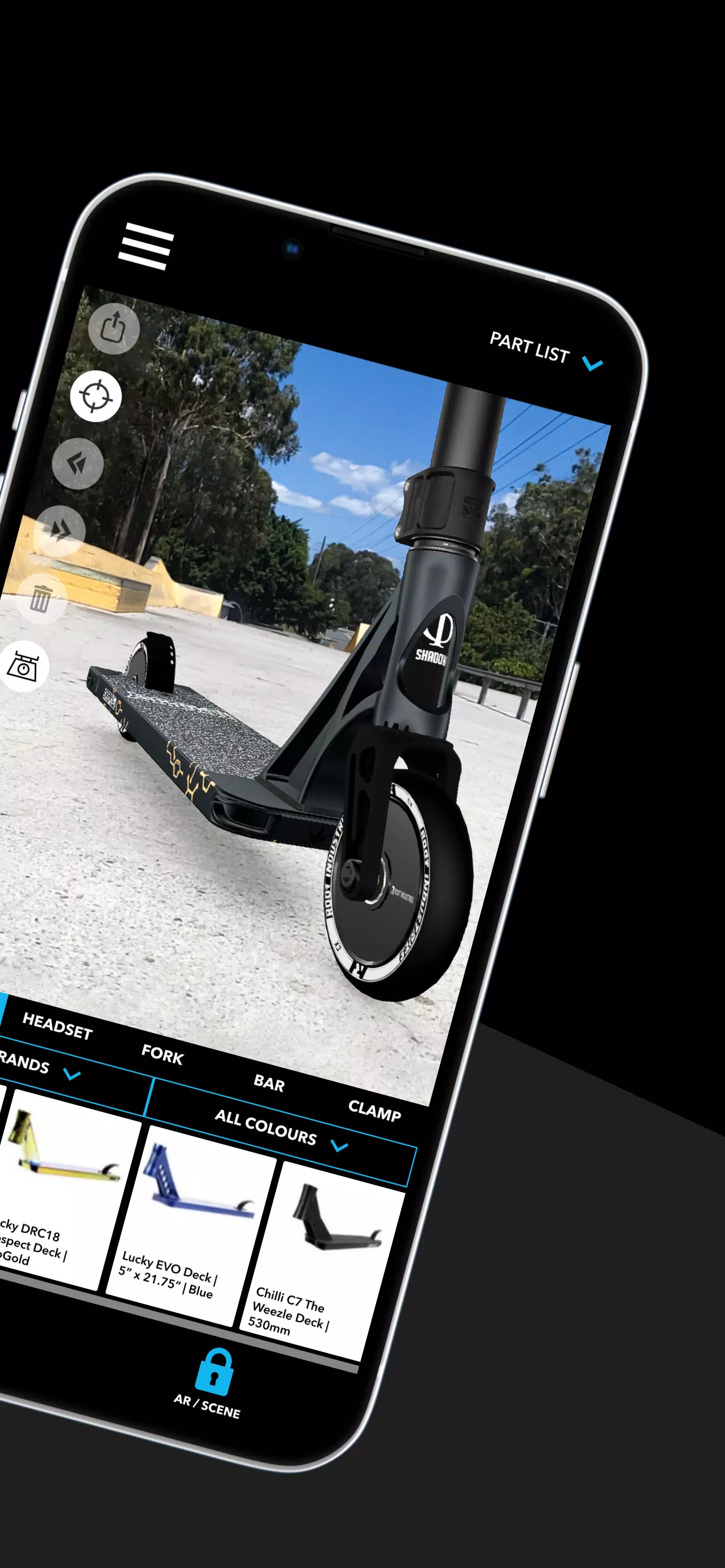 Scooter 3D custom builder Скриншот 2