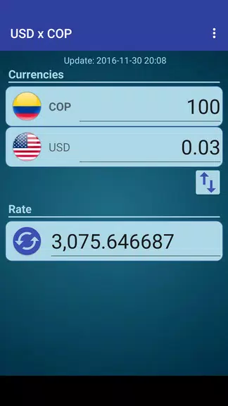 US Dollar to Colombian Peso Скриншот 2