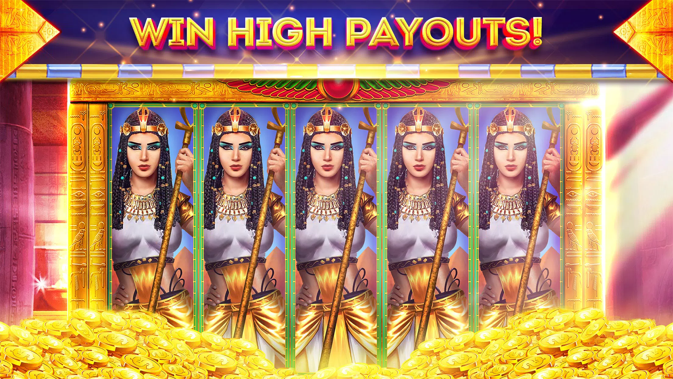 Pharaohs of Egypt Slots Casino Captura de tela 3