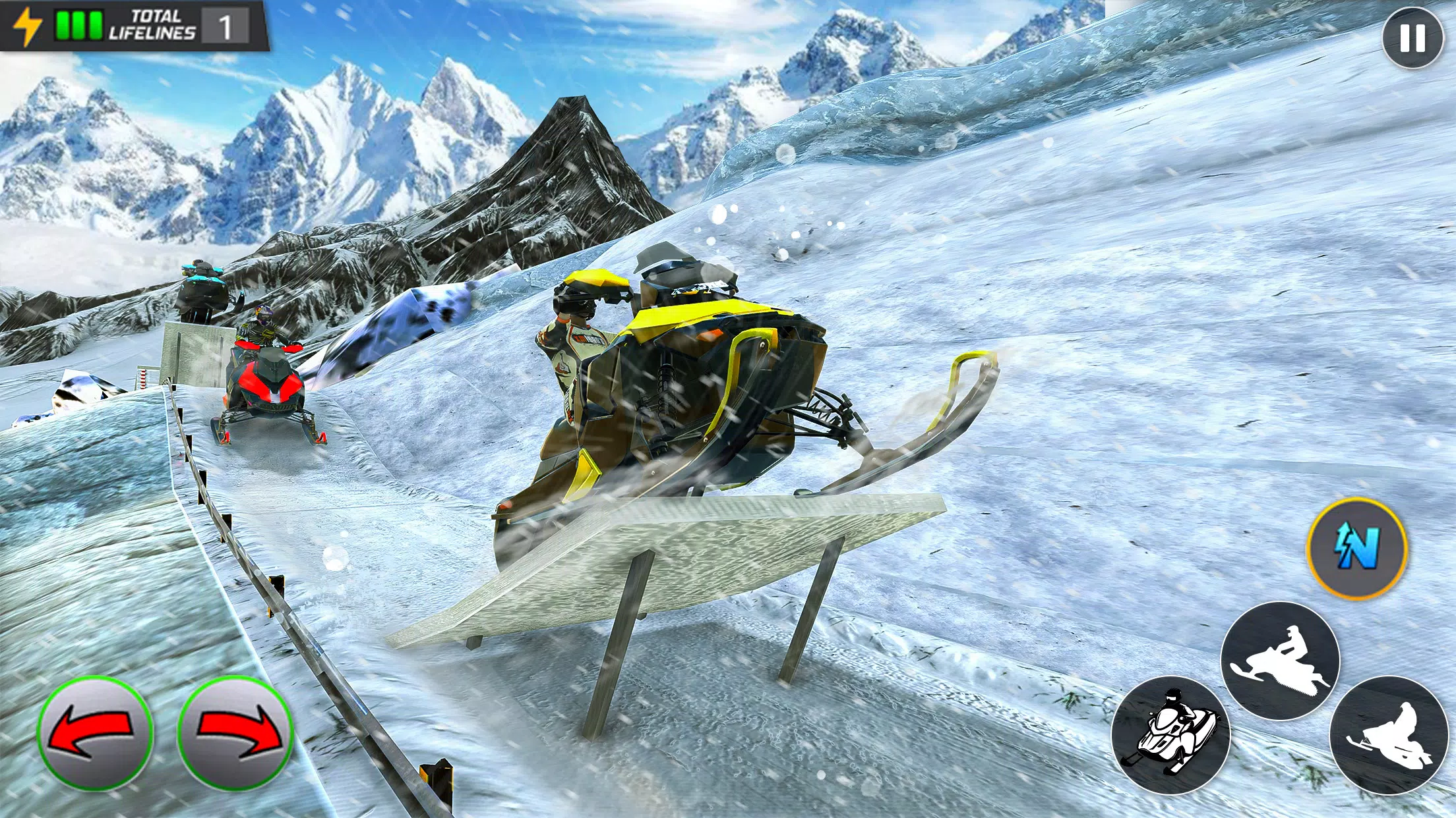 Crazy Skills Snowcross Games Скриншот 2