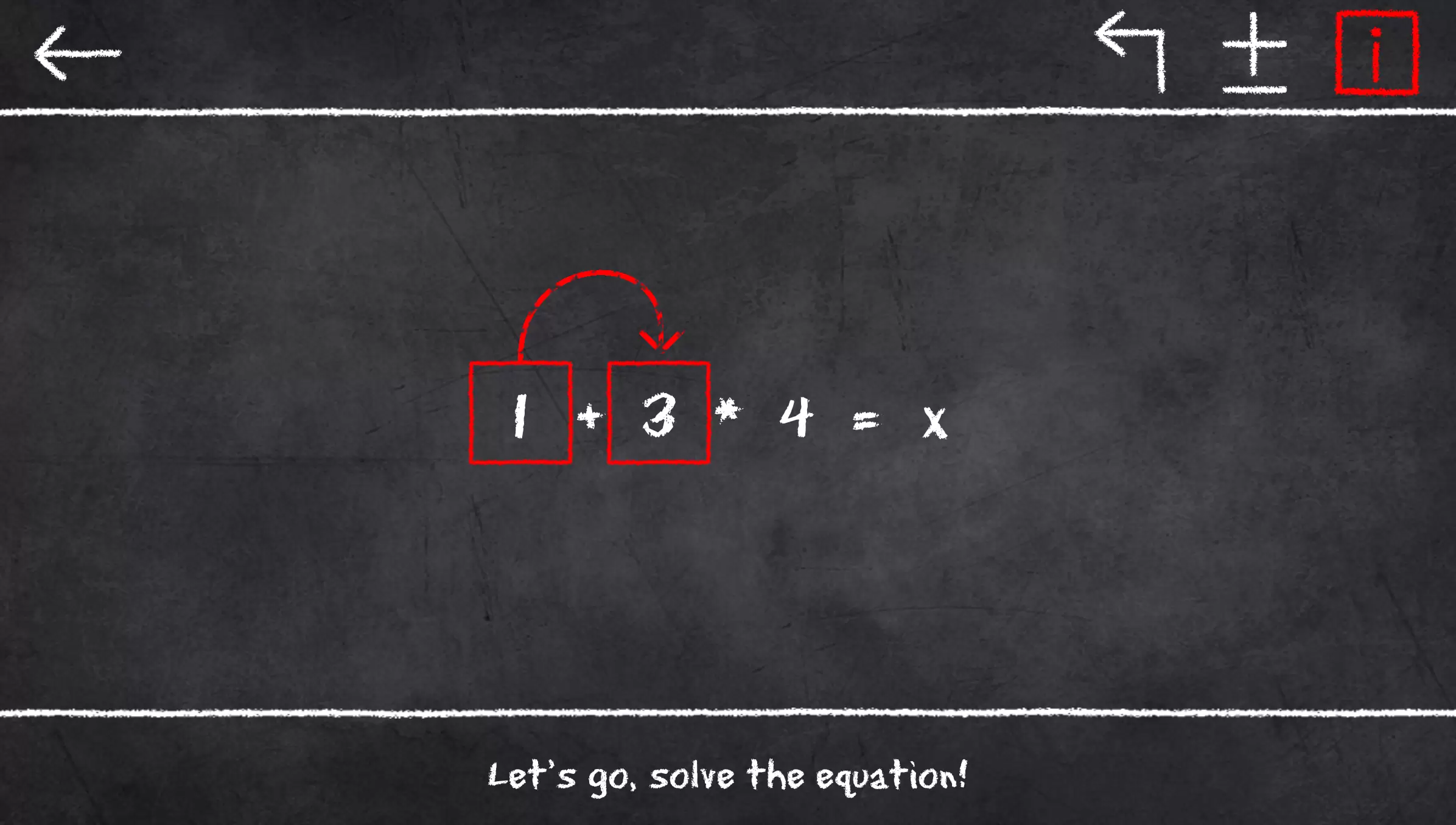 x=1: Learn to solve equations Captura de pantalla 2