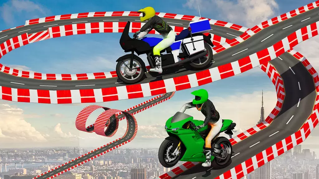 Stunt Bike Race Moto Drive 3D Capture d'écran 1