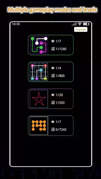 Dot Connect:match color dots スクリーンショット 1