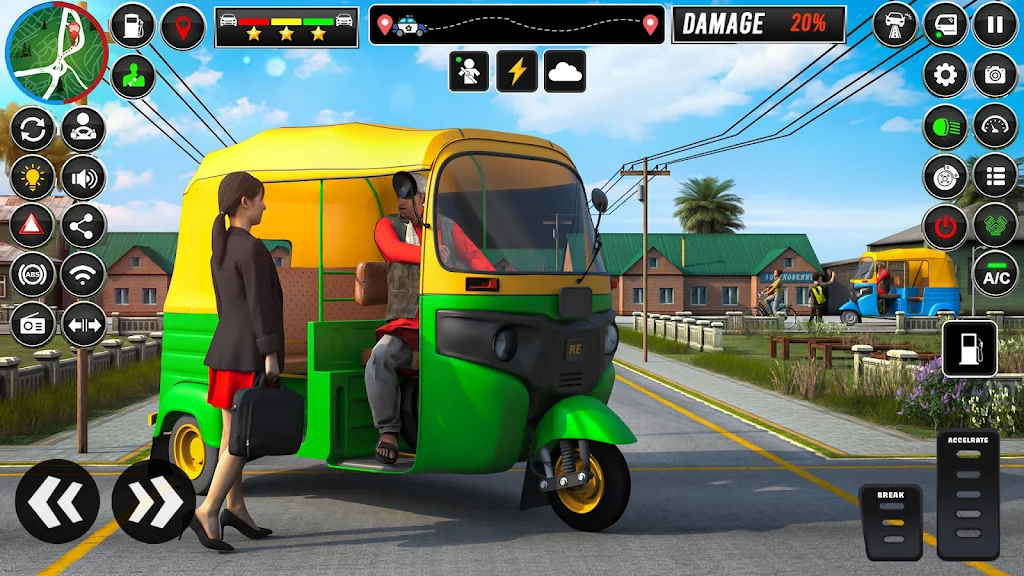 US Auto Rickshaw: Driving Game स्क्रीनशॉट 2