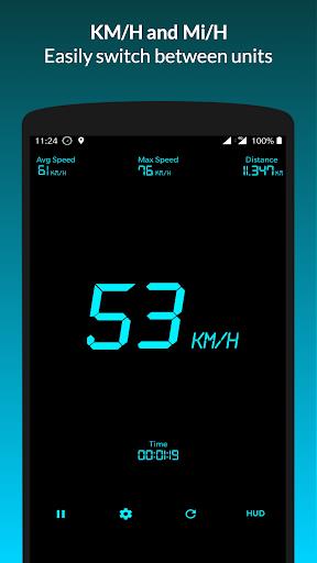 Speedometer GPS HUD Captura de tela 3