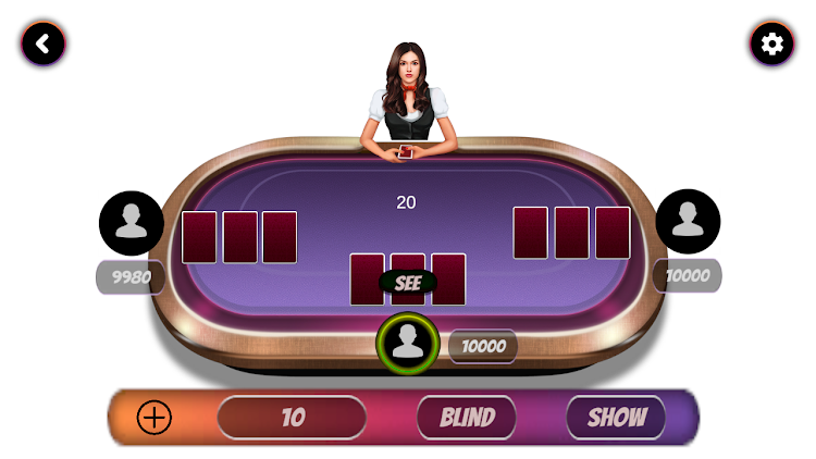 Teen Patti Offline Rummy Card Screenshot 2