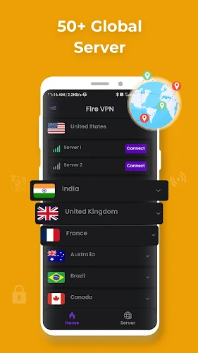 Fire VPN - Vpn Proxy Browser Screenshot 2