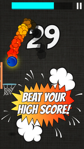 Hot Dunk Basketball Captura de tela 1