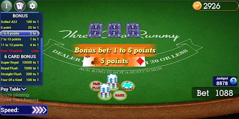 Vegas Three Card Rummy 스크린샷 3