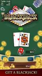 Blackjack 21 Mania スクリーンショット 1